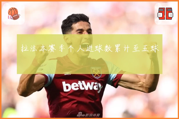 拉法本赛季个人进球数累计至五球